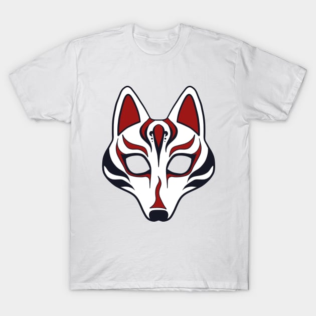 Kabuki Mask T-Shirt by juulsart